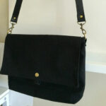 Custom Bag: Unisex Field Bag With A Detachable Shoulder Strap. All Black