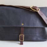 In The Studio: Unisex Waxed Canvas Field Bag – Revised
