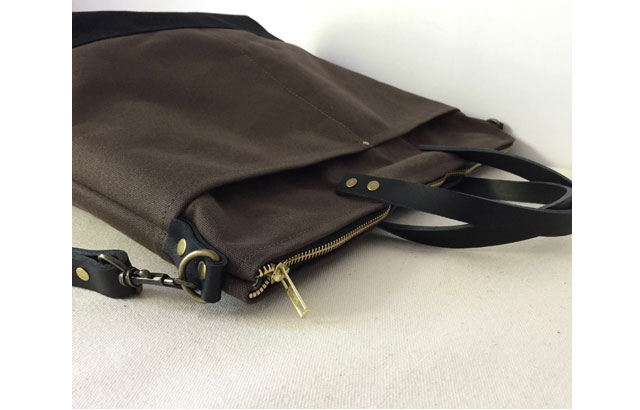 Custom Bag: Utility Tote For Work and Travel | Lightly Waxed Canvas and ...