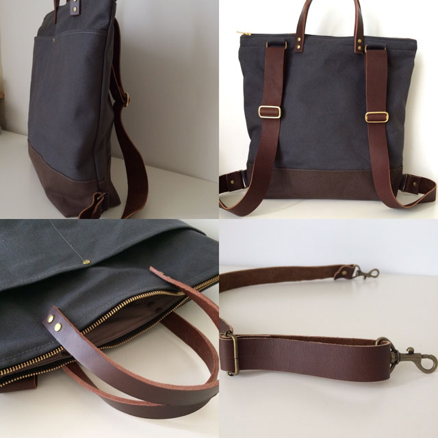 Development of the Waxed Canvas and Leather Daypack. Sample #2 - Modern ...